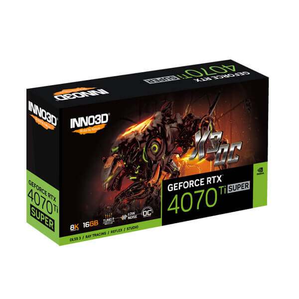 Inno3d RTX 4070 Ti Super X3 OC 16GB GDDR6X Gaming Graphics Card